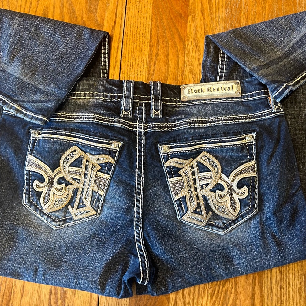 Rock Revival Jordyn Easy Boot 32x36 Jeans
